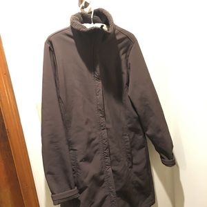Fleece lined Patagonia raincoat